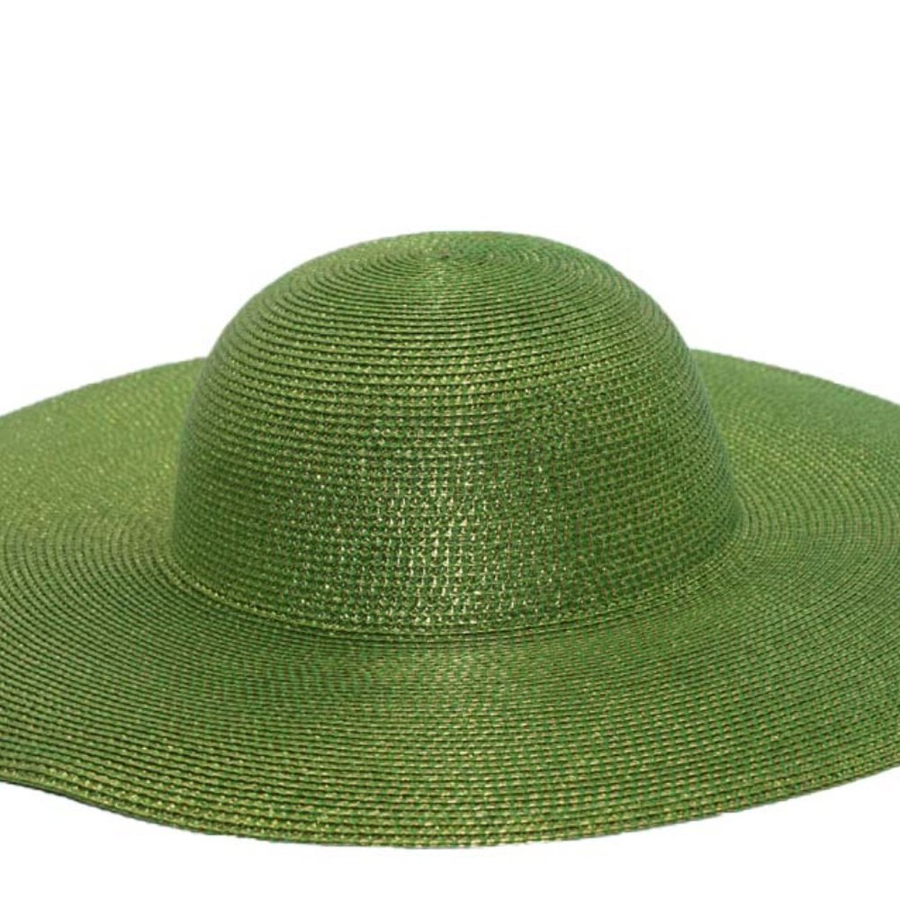 (JS3013 - Green) PP Plain Church Hat